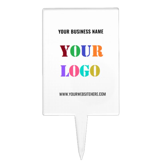 Brande Business Promotional Cake Topper Template (Front)