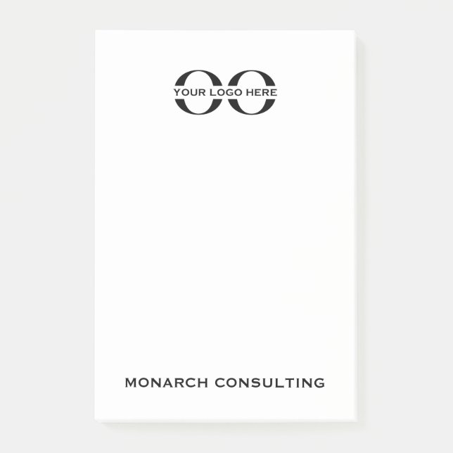 Branded 4x6 Note with Company Logo (Front)