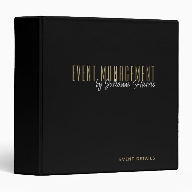Branded Business Event Presentation Binder (Front/Spine)