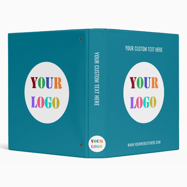 Branded Business Logo and Text Binder Template (Background)