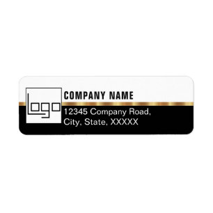 Branded Business Logo Company Party Event Supplies Label