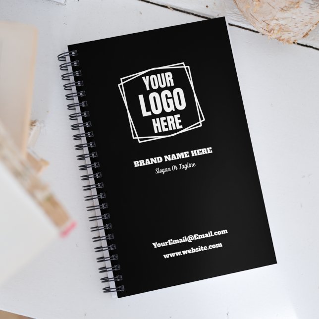 Branded Business Logo Company Promotional Black Planner (Creator Uploaded)