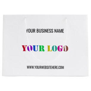 Branded Business Logo Promotional Gift Bag Example
