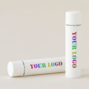 Branded Business Logo Promotional Lip Balm Example