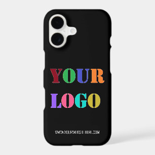 Branded Business Logo Text iPhone Case Template