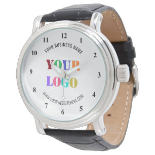 Branded Business Logo Watch Example Custom Text