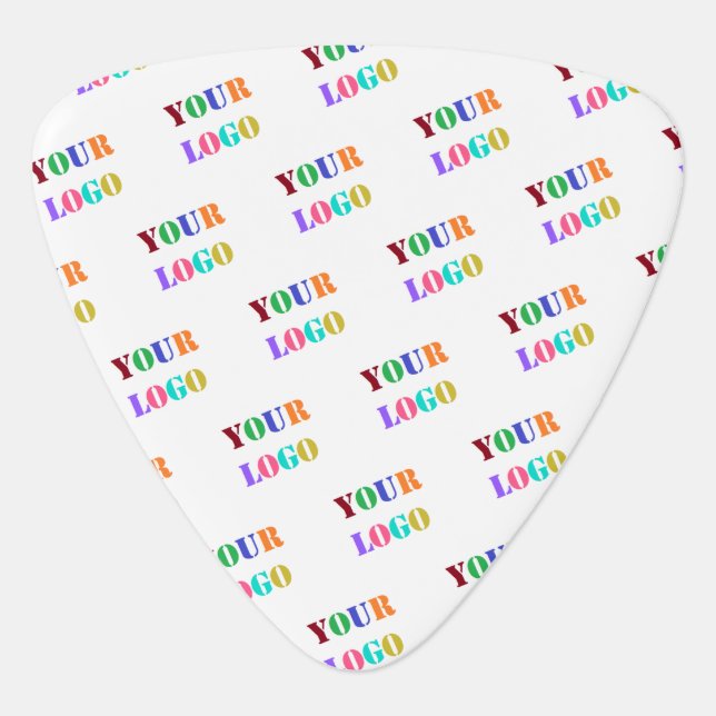 Branded Business Promotional Guitar Pick Example (Front)