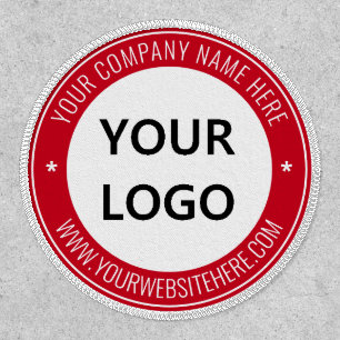 Branded Business Promotional Round Patch Example
