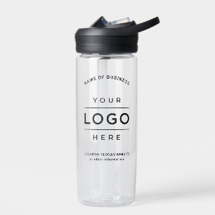 Branded Clear CamelBak Business Logo Water Bottle