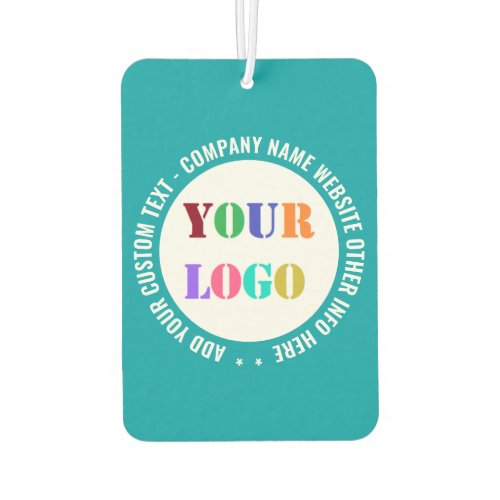 Branded Company Logo Custom Text Car Air Freshener