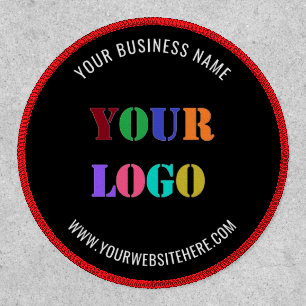 Branded Company Logo Custom Text Patch Example