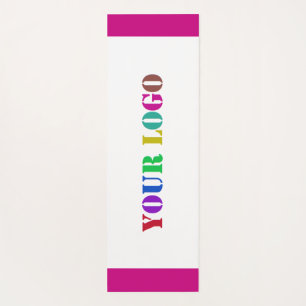 Branded Company Logo Promotional Yoga Mat Example