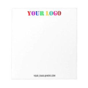 Branded Company Logo Your Business Notepad Example