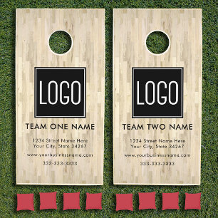 Branded Cornhole Set – Personalized Company Logo
