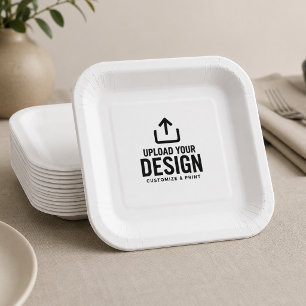 Branded Corporate Event Paper Plates