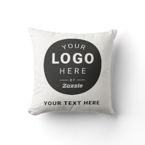 Branded Custom Logo Promotional Business Throw Pillow