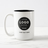 Branded Custom Logo Promotional Business Two-Tone Coffee Mug