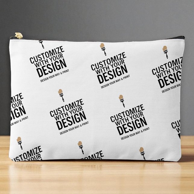 Branded Custom Minimalist Personalized Company  Accessory Pouch (Creator Uploaded)