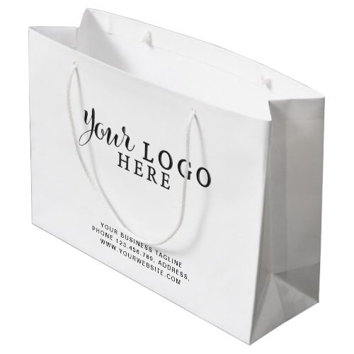 Branded Custom Paper Bag with Logo No Minimum