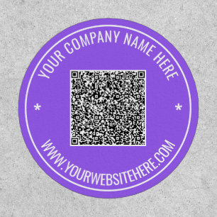 Branded Design Your Own QR Code Patch Example