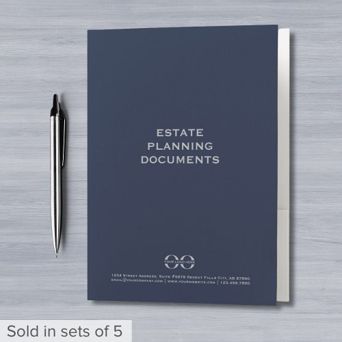 Branded Estate Folder
