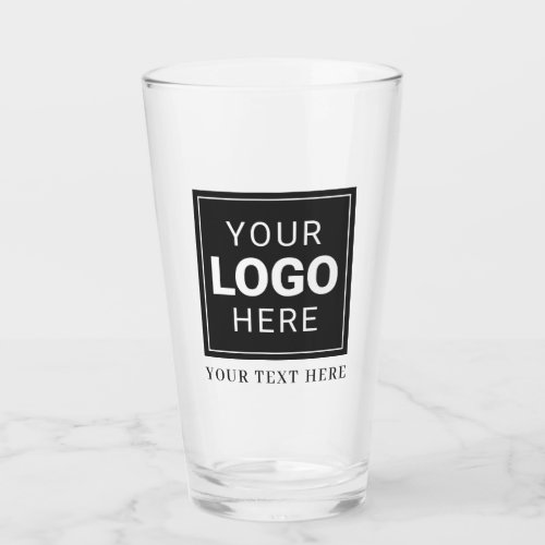 Branded Glass Tumbler with Your Logo