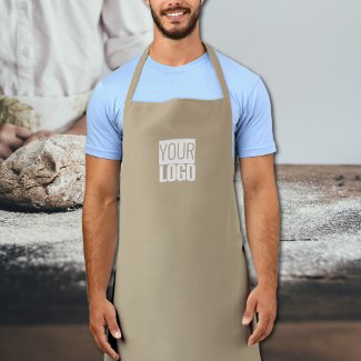   Branded Khaki bakery  apron