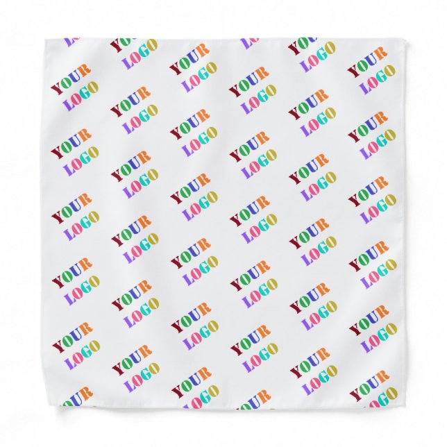 Branded Logo Business Promotional Bandana Example (Front)
