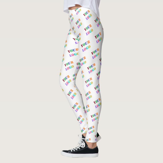 Branded Logo Business Promotional Leggings Example (Left)