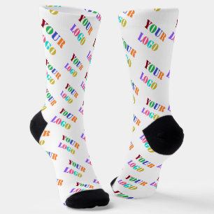 Branded Logo Business Promotional Socks Template
