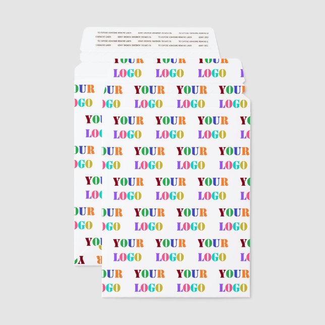 Branded Logo Business Shipping Envelope Mailers (Front & Back)