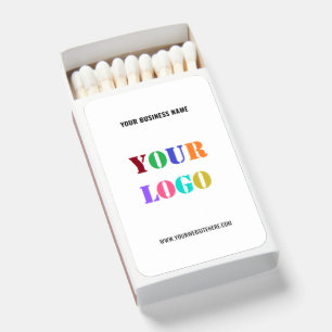 Branded Logo Text Promotiona Matchboxes Example