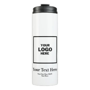 Branded logo thermal tumbler