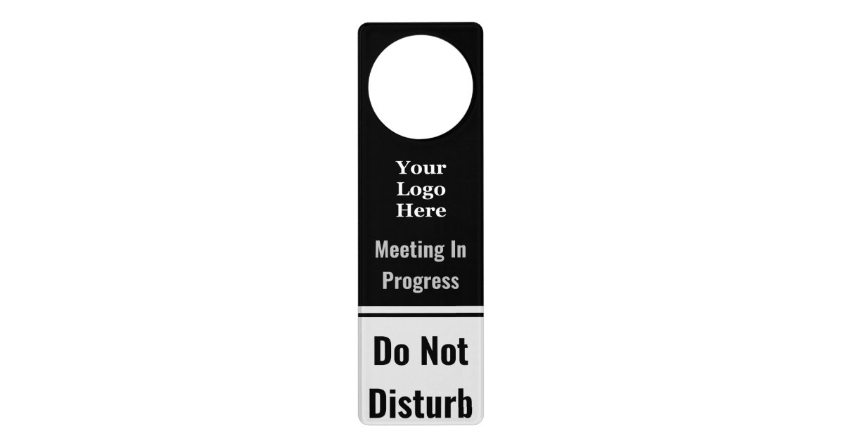 do not disturb meeting in progress sign
