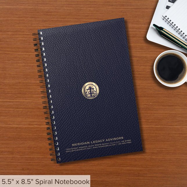 Branded Notebook with Logo 5.5" x 8.5" (Creator Uploaded)