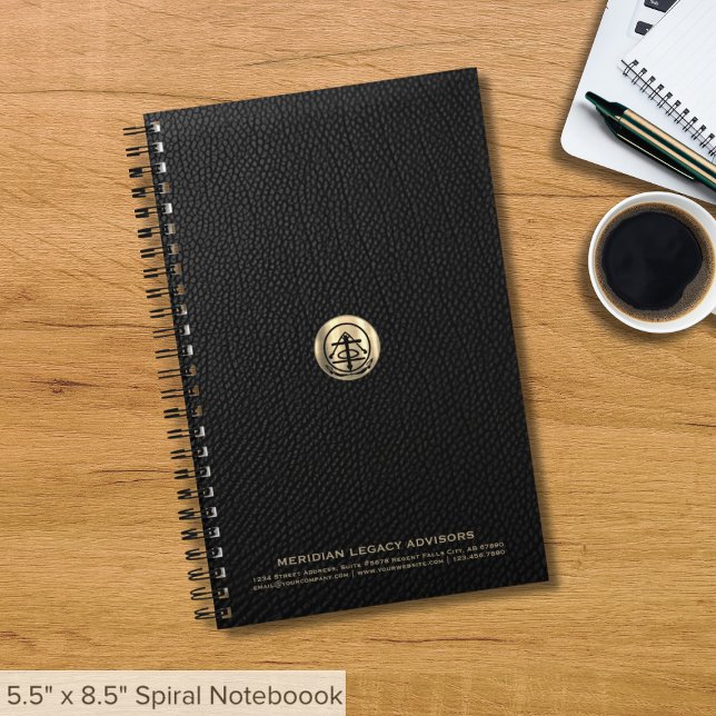 Branded Notebook with Logo 5.5" x 8.5" (Creator Uploaded)