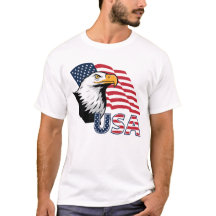 Branded Patriotic Bald Eagle T-Shirt – American
