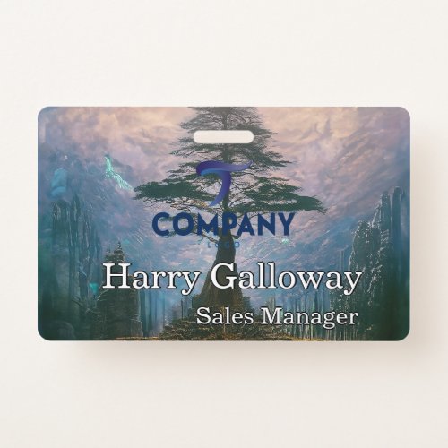 Branded Personalized Corporate Business Company Badge