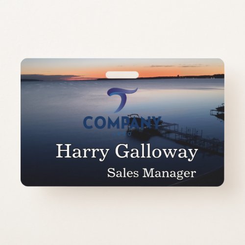 Branded Personalized Corporate Business Company Badge