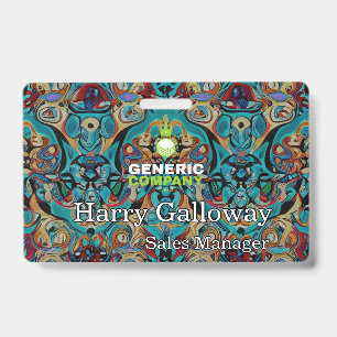 Branded Personalized Corporate Business Company Badge