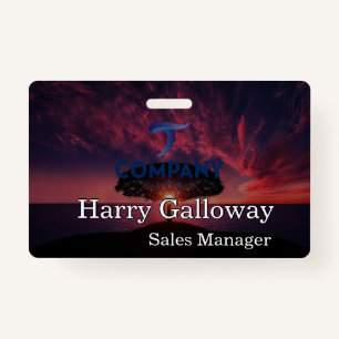 Branded Personalized Corporate Business Company Badge