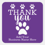 Branded Pet Business | Custom Thank You Stickers