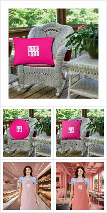 branded pink collection
