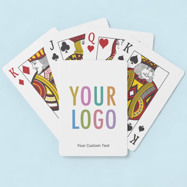Branded Playing Cards Custom Logo Promotional Bulk (MISOOK Playing Cards with Logo)