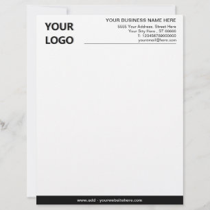 Branded Professional Business Letterhead Example