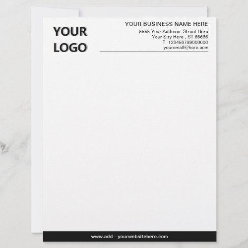 Branded Professional Business Letterhead Example