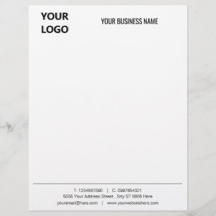 Branded Professional Business Letterhead Template
