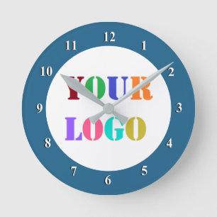 Branded Promotional Business Logo Clock Example