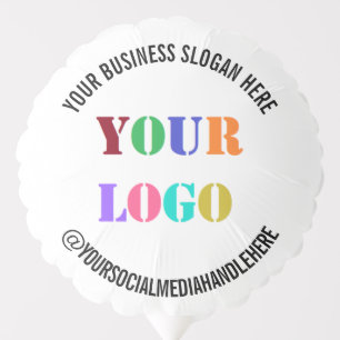 Branded Promotional Business Party Balloon Example