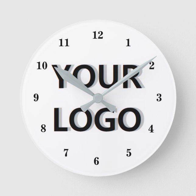 Branded Promotional Custom Business Logo Clock (Front)
